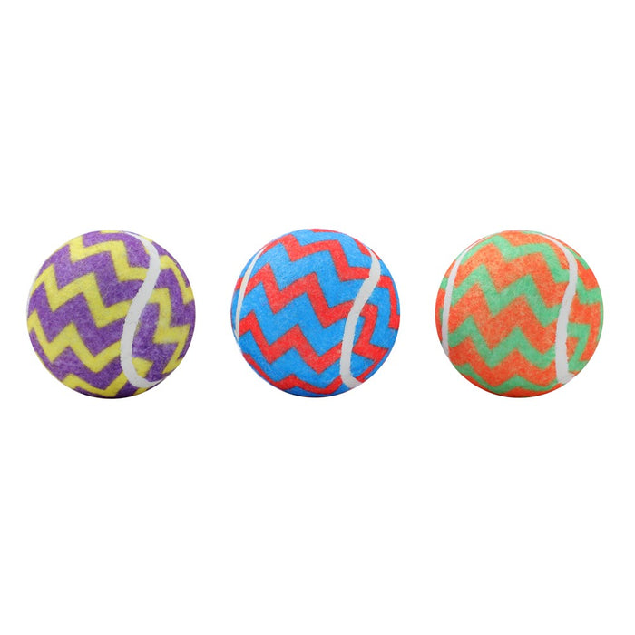 Paws & Claws TENNIS BALLS 3PK 6CM PRINTED