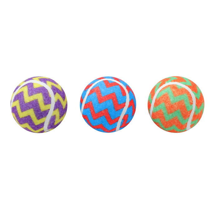 Paws & Claws TENNIS BALLS 3PK 6CM PRINTED