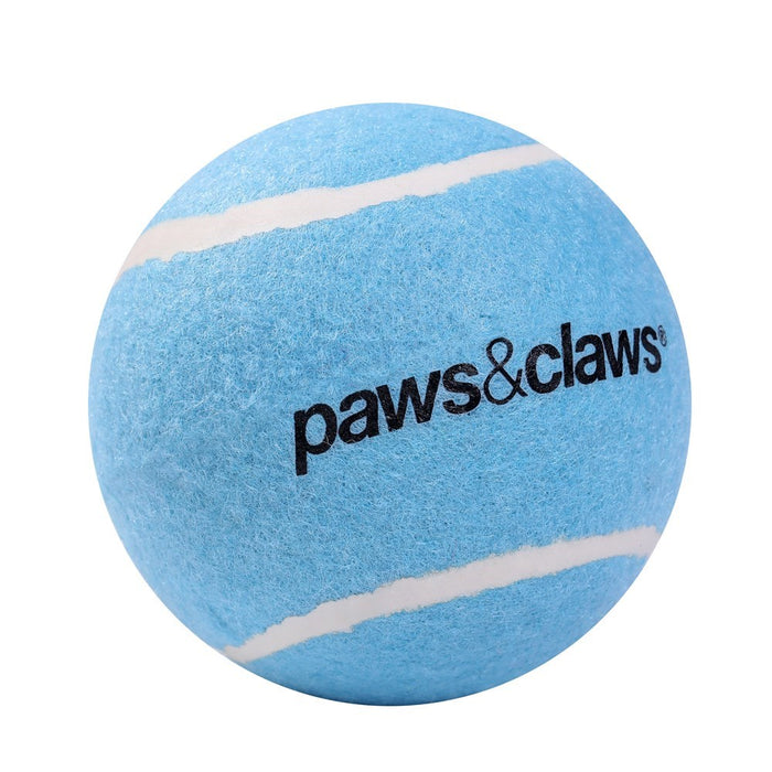 Paws & Claws JUMBO TENNIS BALL 10CM COLOURS SOLID