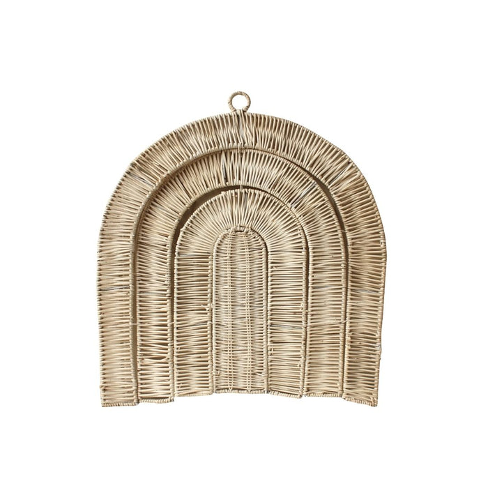 2 set Donna Rattan Arches Wall Art