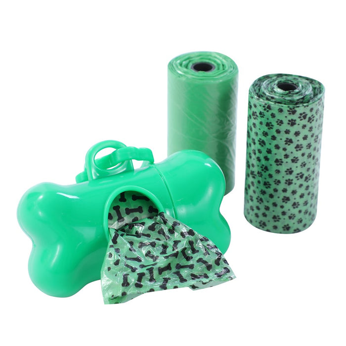 Paws & Claws CLEAN UP BAGS + DISPENSER 3 ROLLS / 60 BAGS 31.5X22CM PRINTED