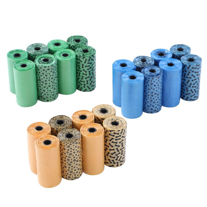 Paws & Claws CLEAN UP BAGS VALUE PACK 8 ROLLS / 160 BAGS 31.5X22CM
