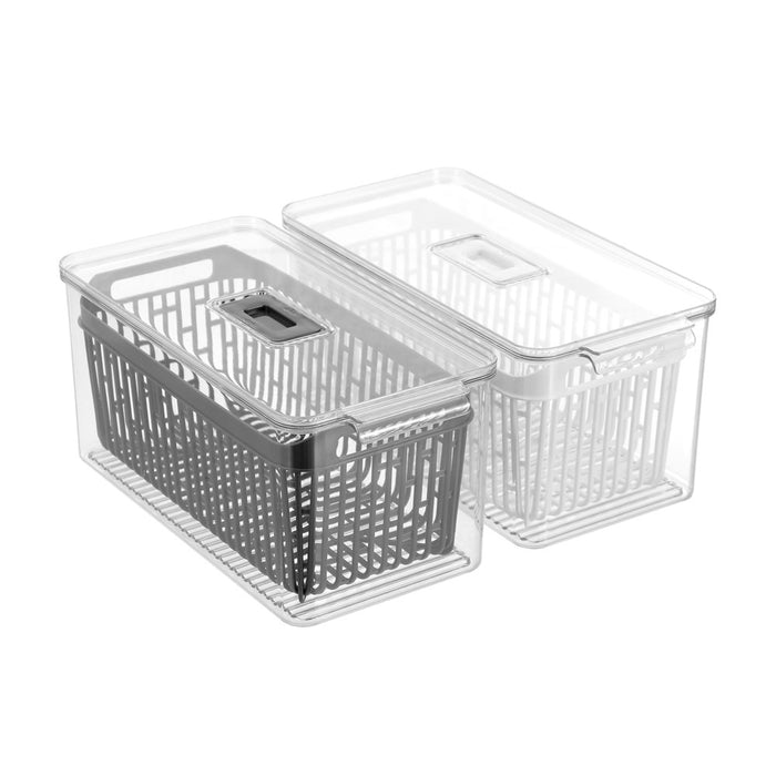 Lemon & Lime CRYSTAL VEGETABLE STORER 4L 32.5X16.5X15CM