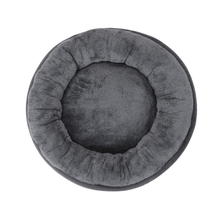 Paws & Claws LUX ROUND BED GREY SMALL 60X60X14CM