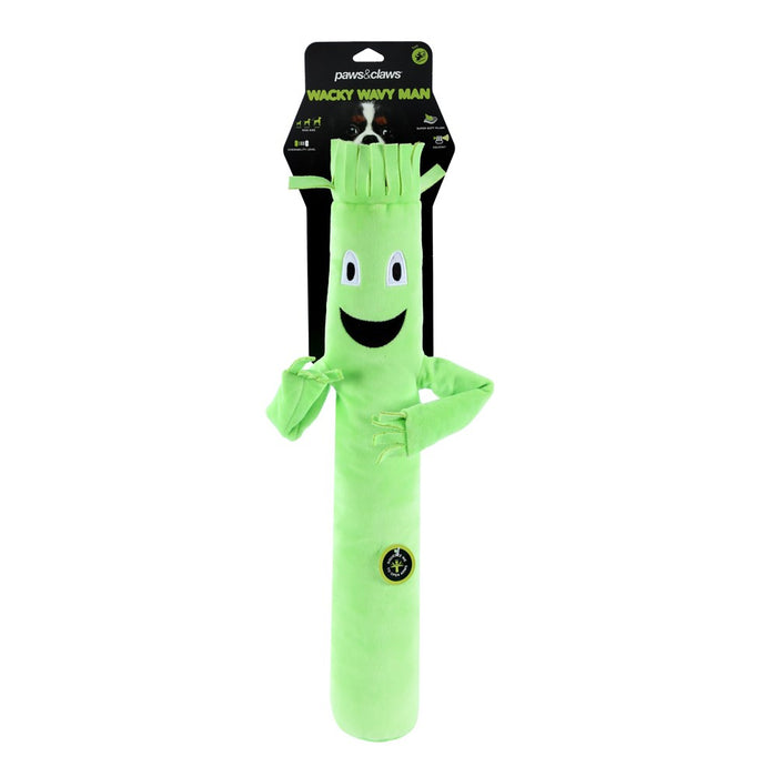 Paws & Claws WAVY ARM MAN PLUSH GREEN 54X23X7CM
