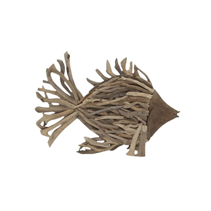 2 set Driftwood Curly Tail Fish