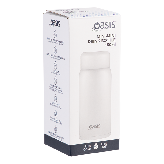 S/S D/WALL INS. DRINK BOTTLE 150ML LINEN