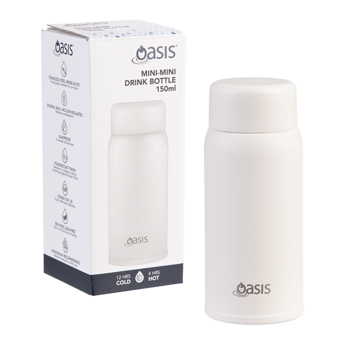 S/S D/WALL INS. DRINK BOTTLE 150ML LINEN