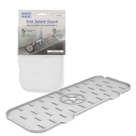 White Magic Sink Splash Guard White