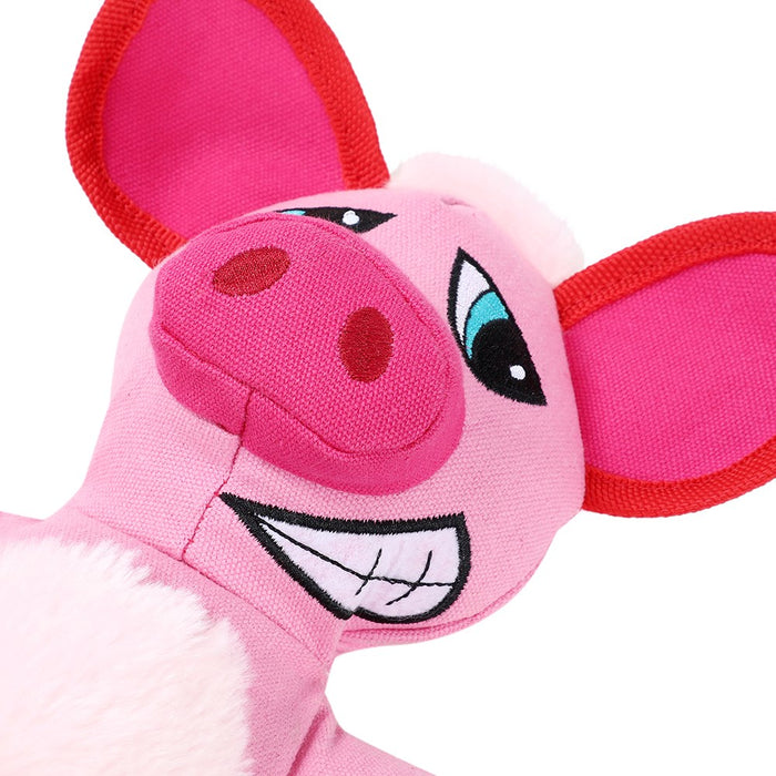 Paws & Claws SUPER TUFF BUDDIES OXFORD TOY PIG 32X24CM