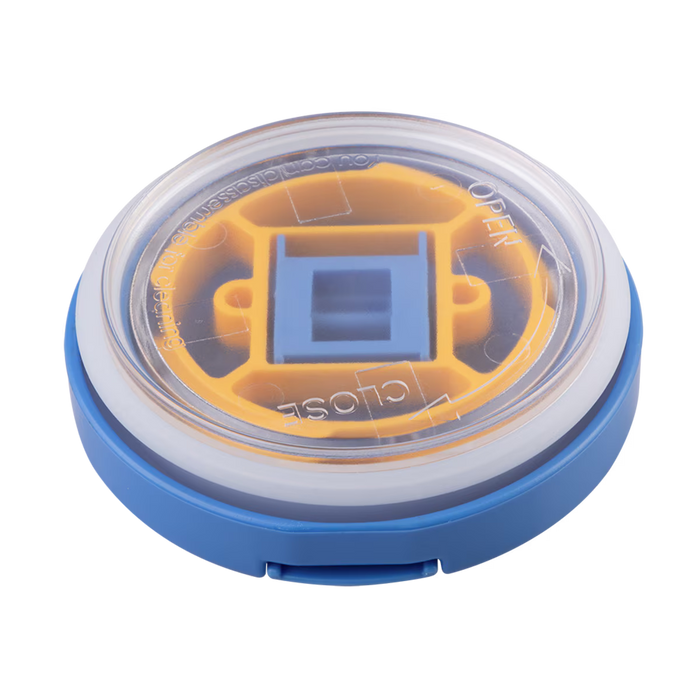 S/S D/WALL INS. FOOD FLASK W/QUICK RELEASE LID 300ML BLUE