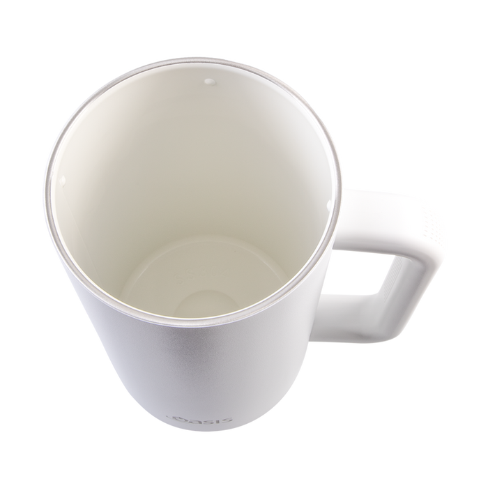 CERAMIC LINED S/S T/WALL INS. WATER PITCHER 1.5L WHITE