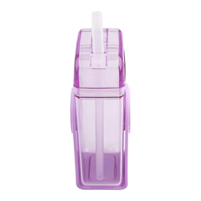 KID'S TRITAN JUICE BOX W/ STRAW 300ML LAVENDER