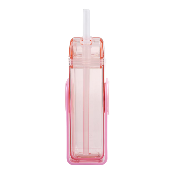 KID'S TRITAN JUICE BOX W/ STRAW 300ML PINK