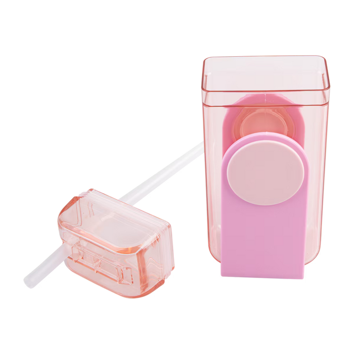 KID'S TRITAN JUICE BOX W/ STRAW 300ML PINK