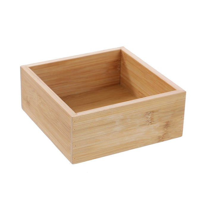 Boxsweden Organisation Tray 15X15X7Cm Bamboo *Fsc100% Scs-Coc-009941