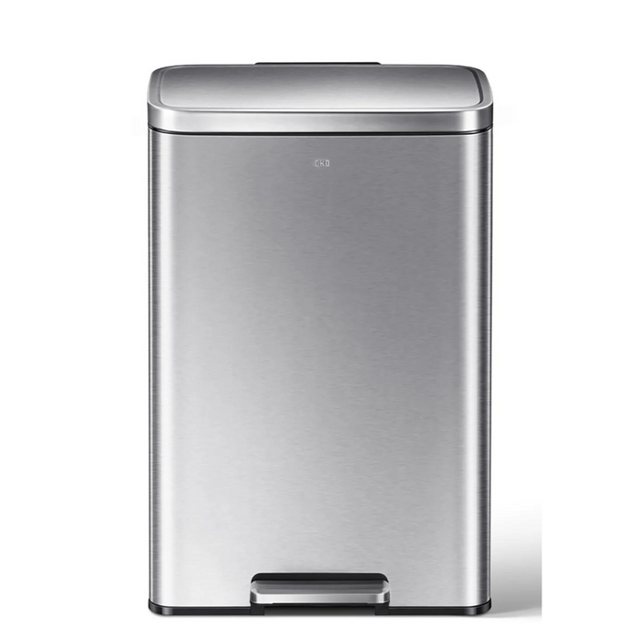 Spacious EKO 50L Rubbish Bin EK9361 – Modern Stainless Steel Trash Can with Lid