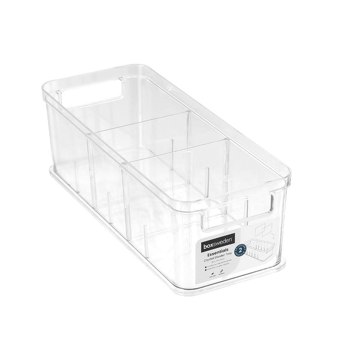Boxsweden Crystal Storage Tray Adjustable Dividers 35X14X11Cm