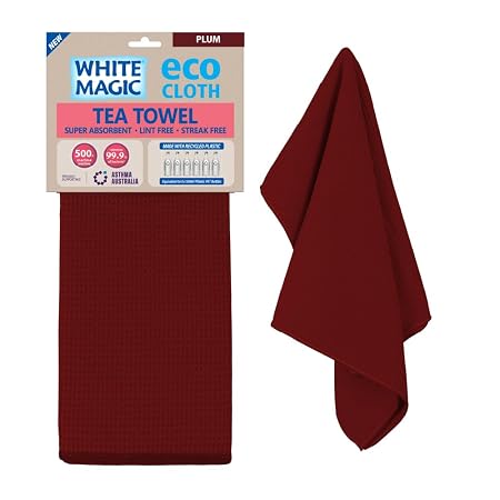 Tea Towel Single Plum