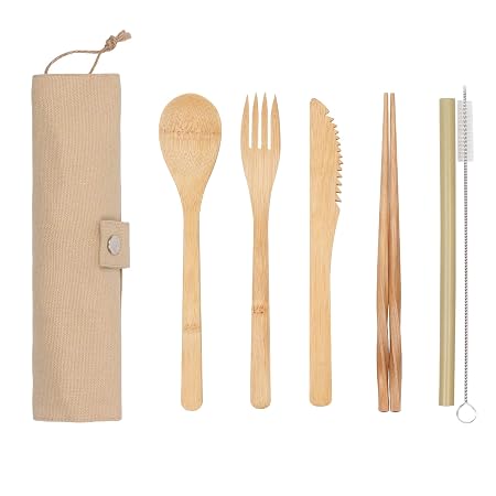 Eco Basics Reusable Bamboo Cutlery Set