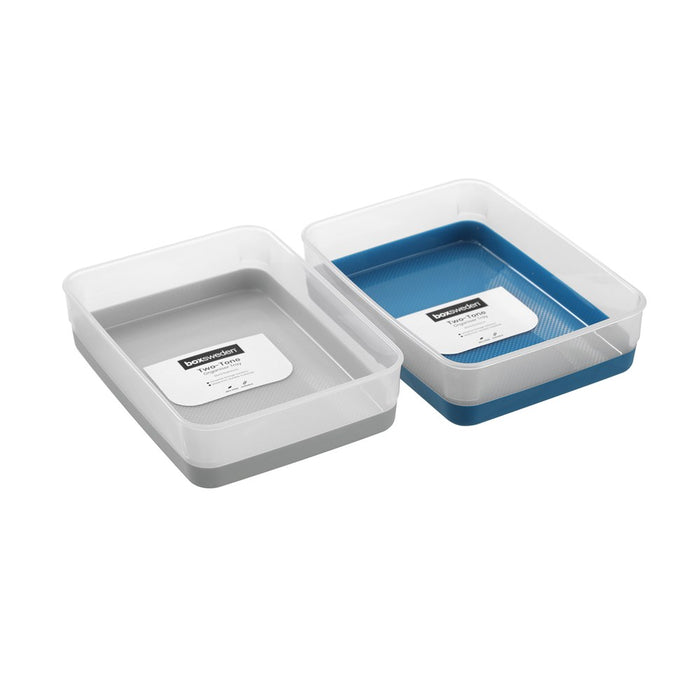 Boxsweden Two-Tone Organiser Tray 18X13.5X4.5Cm