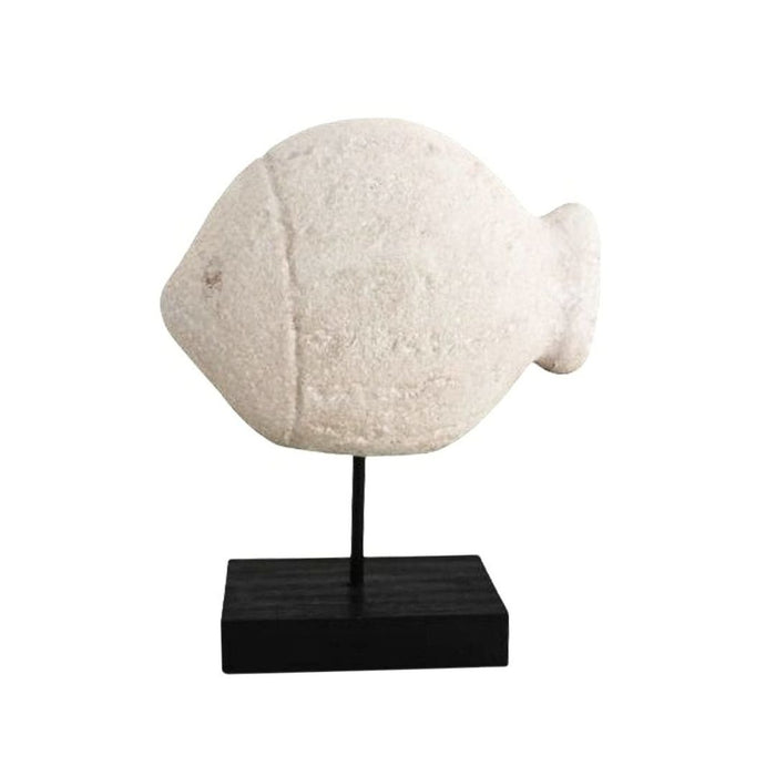 2 set Stone Fish on Stand