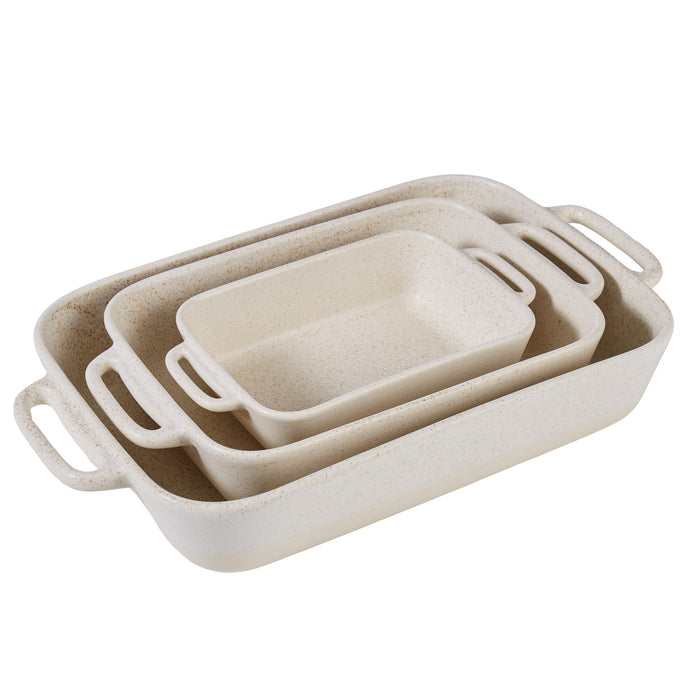 Davis & Waddell Darley Stoneware Bakeware Cream Speckle