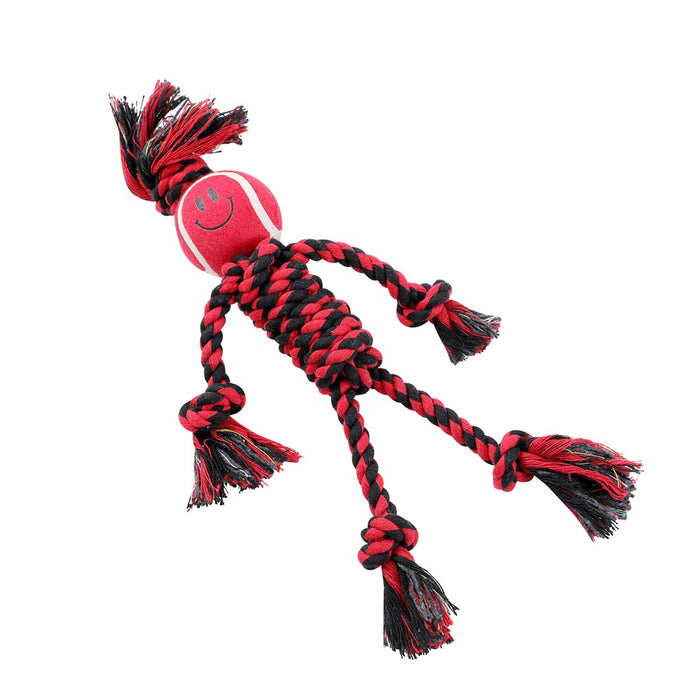 Paws & Claws ROPE MAN TUG TOY 40X1CM 228G