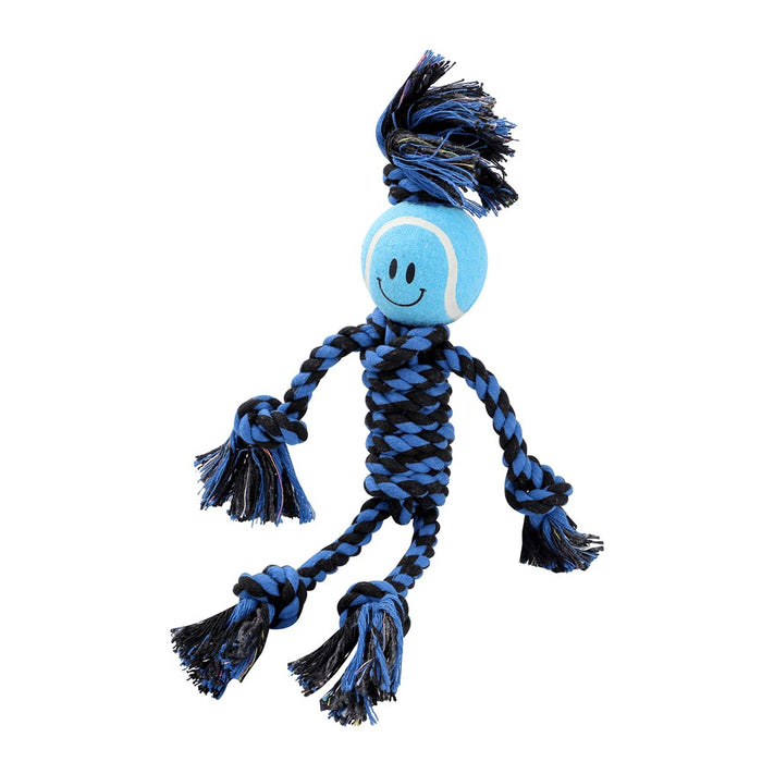 Paws & Claws ROPE MAN TUG TOY 40X1CM 228G