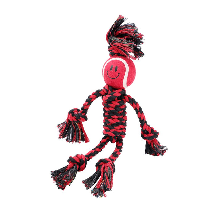 Paws & Claws ROPE MAN TUG TOY 40X1CM 228G