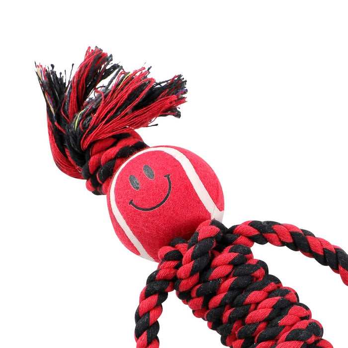 Paws & Claws ROPE MAN TUG TOY 40X1CM 228G