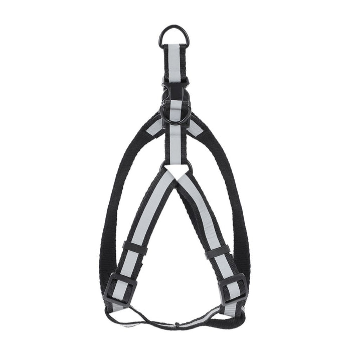 Paws & Claws ADJUSTABLE PET HARNESS MED 40-65X2CM BLK/GRY/RED