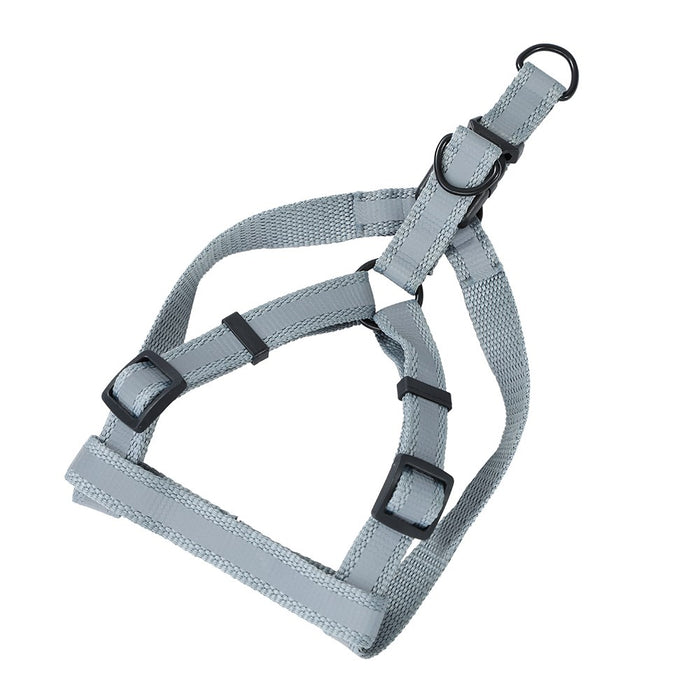 Paws & Claws ADJUSTABLE PET HARNESS MED 40-65X2CM BLK/GRY/RED