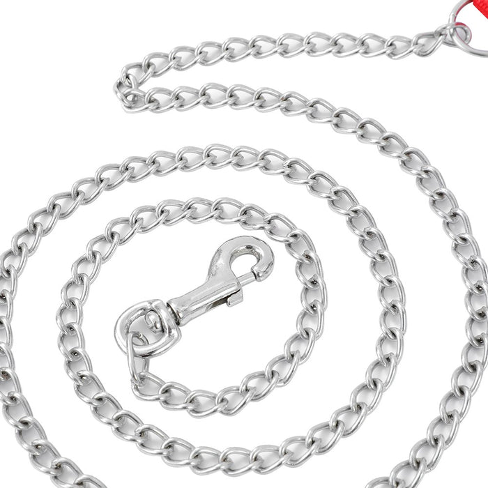 Paws & Claws CHAIN LEAD WITH PADDED HANDLE 120X2CM