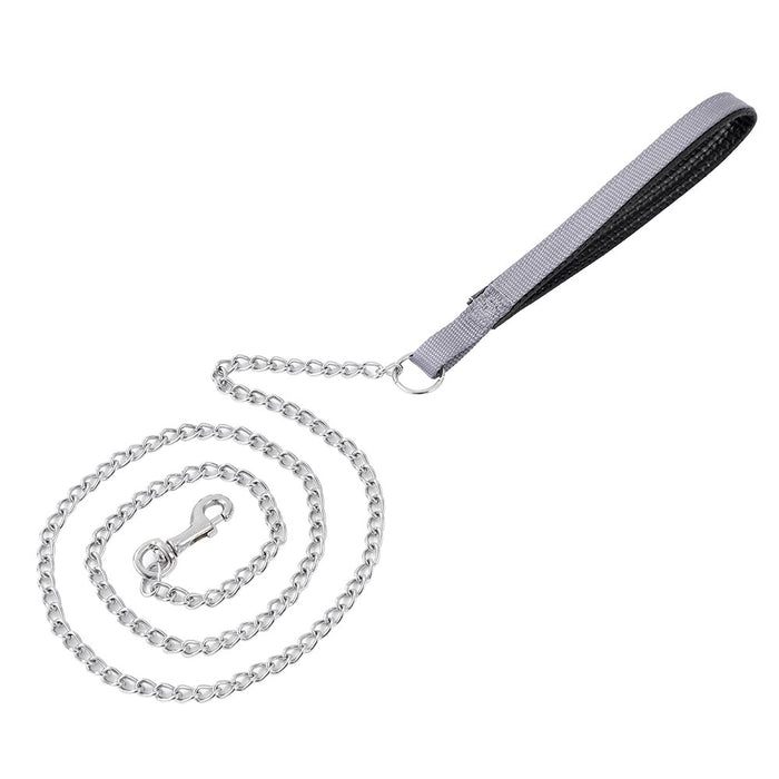 Paws & Claws CHAIN LEAD WITH PADDED HANDLE 120X2CM