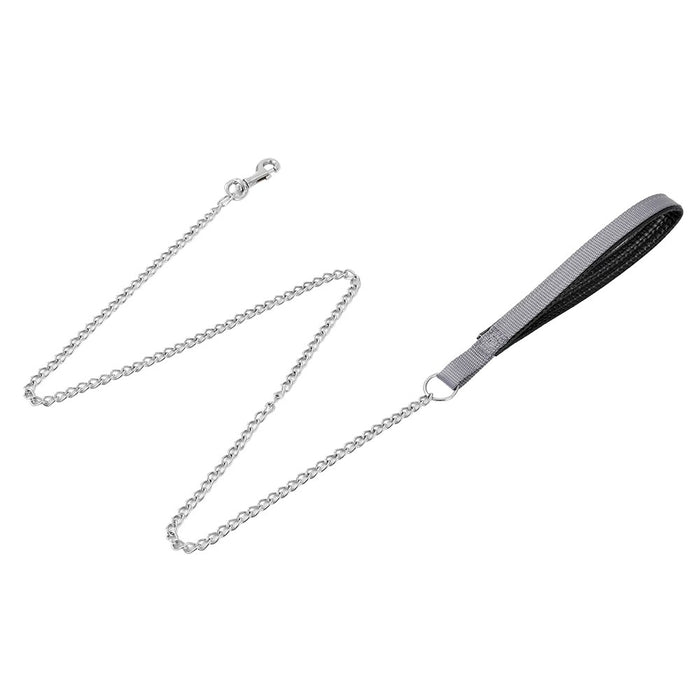 Paws & Claws CHAIN LEAD WITH PADDED HANDLE 120X2CM