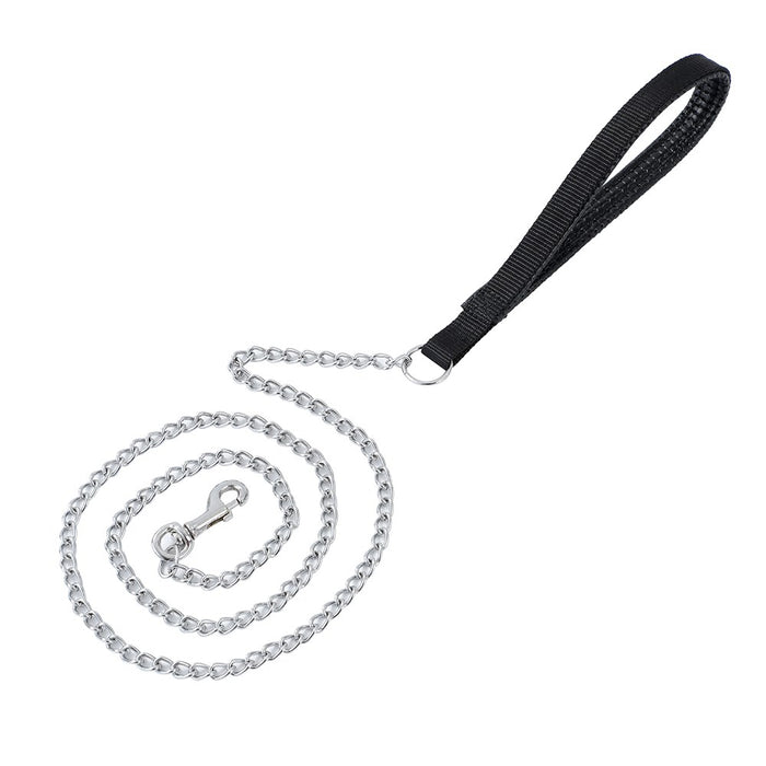 Paws & Claws CHAIN LEAD WITH PADDED HANDLE 120X2CM