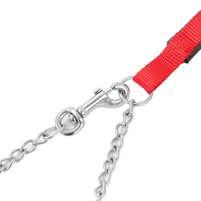 Paws & Claws CHAIN LEAD WITH PADDED HANDLE 120X2CM
