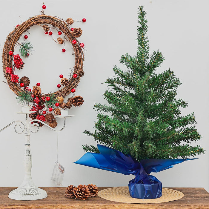 JPM Small Christmas Tree 22inch perfect choice for small apartments, dorm rooms, offices, or anyone living alone
