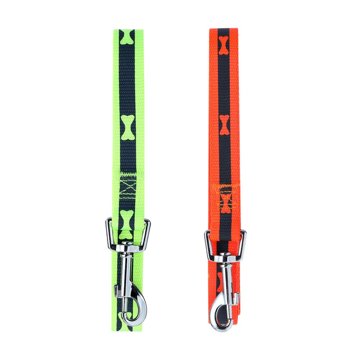 Paws & Claws REFLECTIVE LEAD W/ BONE PRINT 150X2CM