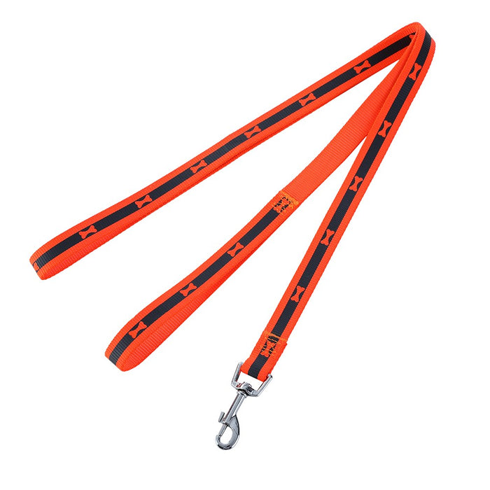 Paws & Claws REFLECTIVE LEAD W/ BONE PRINT 150X2CM