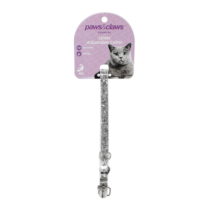 Paws & Claws GLITTER CAT COLLAR 26-32X1CM COLS