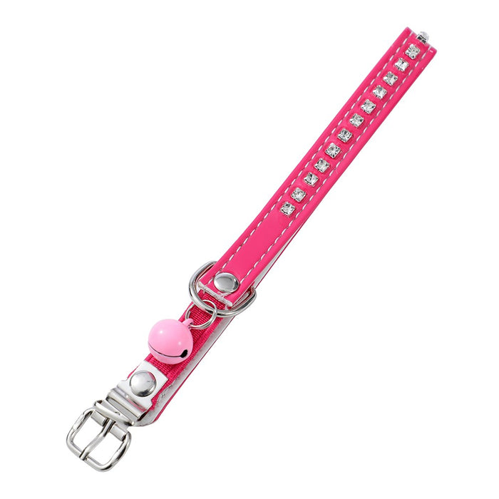 Paws & Claws DIAMONTE CAT COLLAR W/ BELL 22-30X1CM COLS