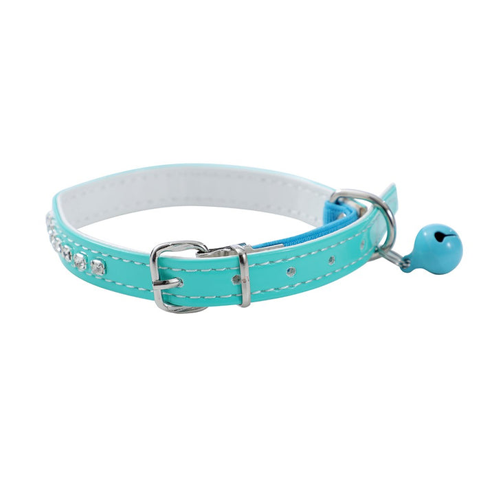 Paws & Claws DIAMONTE CAT COLLAR W/ BELL 22-30X1CM COLS
