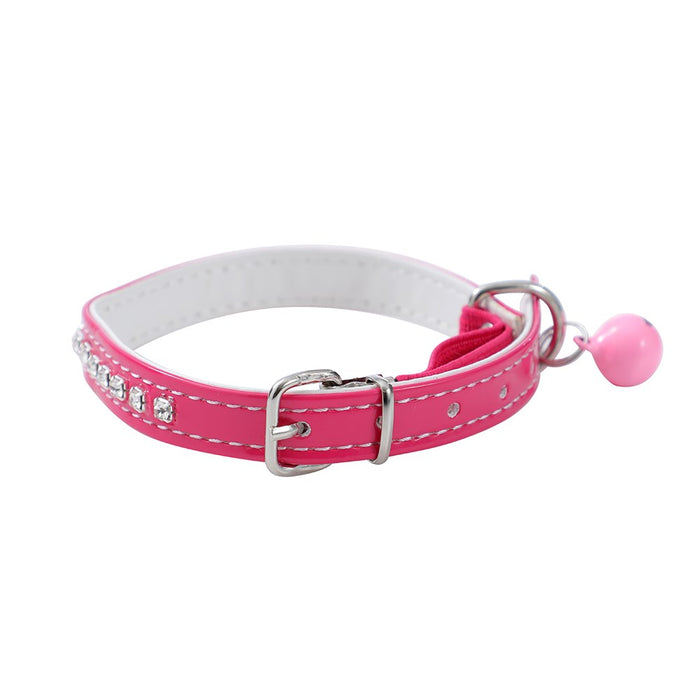 Paws & Claws DIAMONTE CAT COLLAR W/ BELL 22-30X1CM COLS