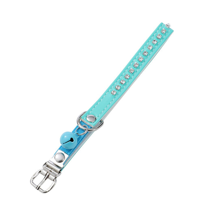 Paws & Claws DIAMONTE CAT COLLAR W/ BELL 22-30X1CM COLS