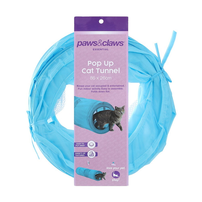 Paws & Claws COLLAPSIBLE CAT TUNNEL 86X26.5CM