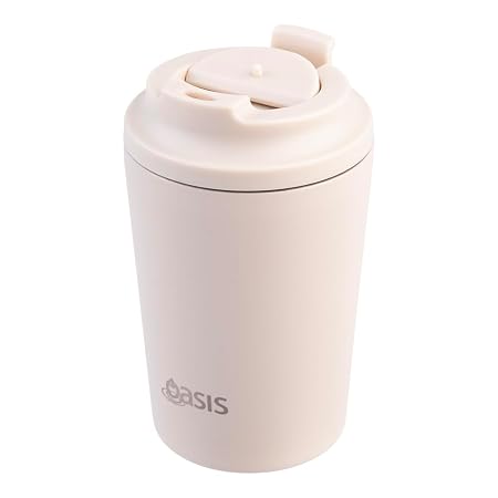CERAMIC LINED S/S D/WALL INS. COFFEE CUP 235ML OAT