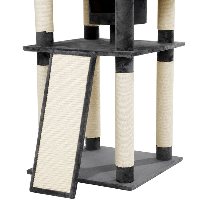 Paws & Claws CATSBY KENSINGTON CAT HOUSE 50X50X170CM CHARCOAL