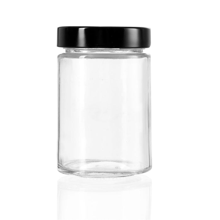 Lemon & Lime SOHO GLASS PRESERVE JAR 260ML 3PK WITH BLACK LID